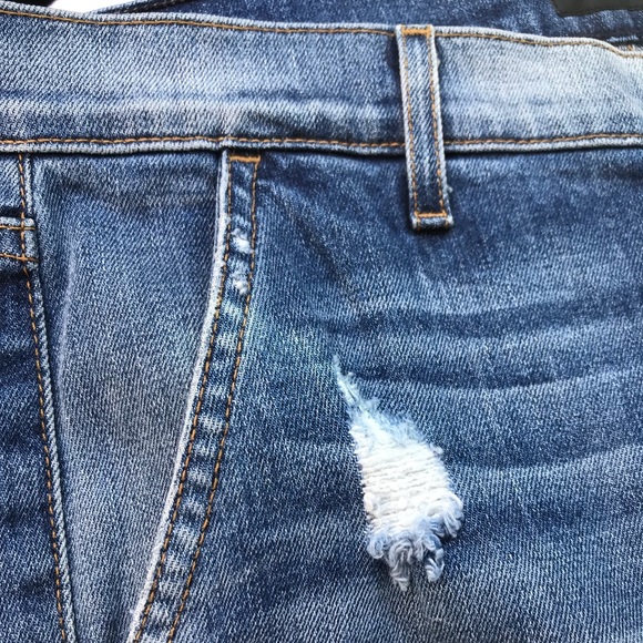 Koral Jeans Distressed Cropped Denim Boyfriends - Picture 5 of 7